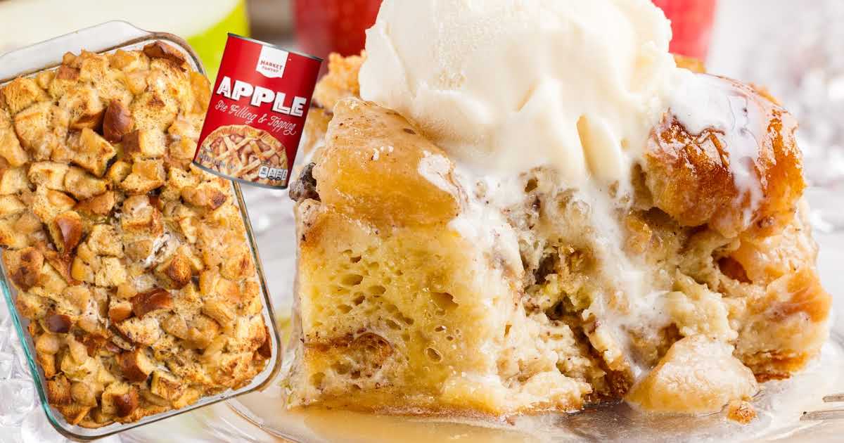 Pudding au pain aux pommes – Les meilleures recettes du blog