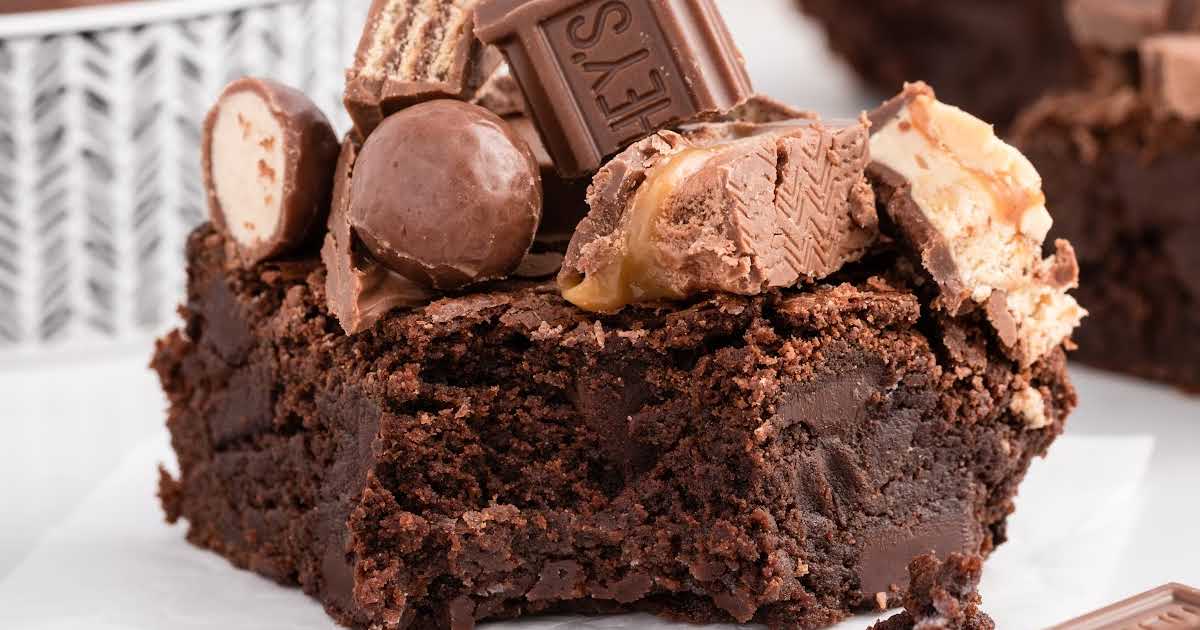 Brownies aux barres chocolatées – Les meilleures recettes du blog